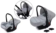 Babylux Margaret Exclusive Art.286182 Navy Blue Star  Classic 3-in-1 baby stroller