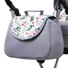 Babylux Margaret Exclusive Art.286186 White Dots Classic 3-in-1 baby stroller