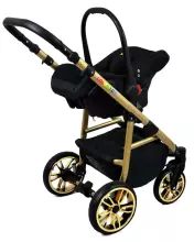 Babylux Color Lux Art.286202 Roses and Tulips Universal 3-in-1 stroller