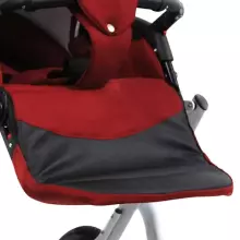 Babylux Rosso Art.286216 Classic 3-in-1 baby stroller