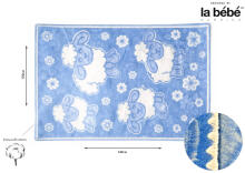 La bebe™ Soft Cotton Art.289785 Baby extra soft cotton blanket 100x140 cm