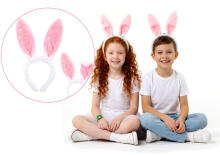 Home Company Rabbit Ear Art.273152 Carnival costume - bunny ears