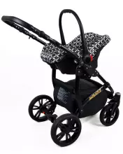 Babylux Miracle Art.286327 Gold Braid Universal 3-in-1 stroller