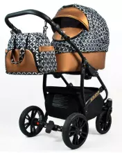 Babylux Miracle Art.286332 Red Deluxe Universal 3-in-1 stroller