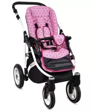 Babylux White Lux  Art.286335 Grey Marble Universal 3-in-1 stroller