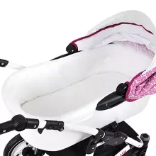 Babylux White Lux  Art.286335 Grey Marble Universal 3-in-1 stroller