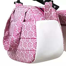 Babylux White Lux  Art.286336 Sweet Pink Universal 3-in-1 stroller