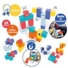 LUDI Magnetic Constructor, Cubes, Travel Format