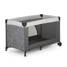 Travel cot - 17707 - 1 level - NYJA - JUNGLE - CHARCOAL***