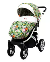Babylux Tropical Art.286424 Gold and Black Universal 3-in-1 stroller