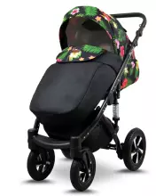 Babylux Sky Lark Art.286439 Paradise Flowers  Universal 3-in-1 stroller