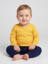 La Bebe™ Long-Sleeved Wrap Shirt for Newborn (1 pc), Art.024644, Size 50, 100% Cotton