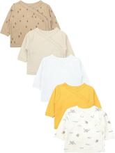 La Bebe™ Long-Sleeved Wrap Shirt for Newborn (1 pc), Art.024648, Size 50, 100% Cotton