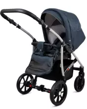 Babylux Qbaro Art.286468 Silver Universal 3-in-1 stroller