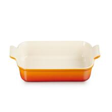 Rectangular baking dish Heritage stoneware 26x19cm / 2.4L orange