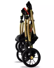Babylux Largo Art.286477 Black Red Universal 3-in-1 stroller