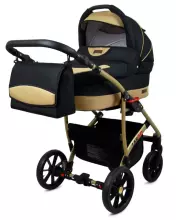 Babylux Largo Art.286479 Chili Silver Universal 3-in-1 stroller