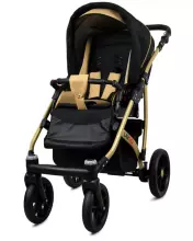 Babylux Largo Art.286480 Coffee Silver Universal 3-in-1 stroller