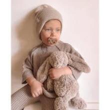 Hevea Natural Rubber Pacifier  Art.210831 Tan Beige  anatomical 3-36 month