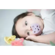 Hevea Natural Rubber Pacifier  Art.210831 Tan Beige  anatomical 3-36 month