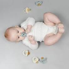 Hevea Natural Rubber Pacifier  Art.211721 Space Black  anatomical 3-36 month