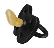 Hevea Natural Rubber Pacifier  Art.211721 Space Black  anatomical 3-36 month