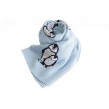 MiniWorld Knitted Blanket Art.286633 Pingwin Детское хлопковое одеяло/плед 80x100cм