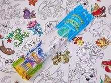 DA Coloring Tablecloth Sea Animals  Art.KDTS0001