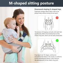 Aoowu Baby Carrier Art.286664 Adjustable Ergonomic Toddler Carrier