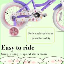 Rully Kids Bike Wheels Collas 12'  Art.286668 Violet  Children's two-wheeled bicycle with additional wheels