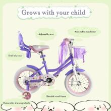 Rully Kids Bike Wheels Collas 12'  Art.286668 Violet  Children's two-wheeled bicycle with additional wheels