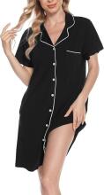 Italian Fashion Nightdress Art.286687 Light Grey Naktskrekliņs grūtniecēm / barošanai  ar podziņam