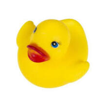 Happy Toys Bath Toy Duck Art.9842 Classic Bath Toy Duck 6cm, makes a squeaking sound