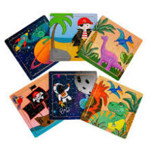Happy Toys Mini Wooden Puzzle  Art.8101 Mini koka puzzle 9gb.