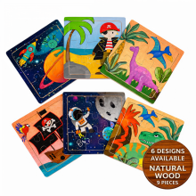 Happy Toys Mini Wooden Puzzle  Art.8101 Mini koka puzzle 9gb.