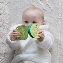 Oil Carol Teether Toy Art.286825 Cucumber Teether (natural rubber)