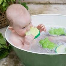 Oil Carol Teether Toy Art.286825 Cucumber Teether (natural rubber)