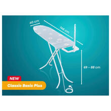 Ironing board Classic M Basic Plus 120x38cm