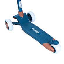 Story Mini Friends LED Deluxe Art.DB0101005100494-BLU-57-80 Blue High quality children's scooter with light effects