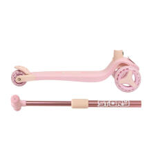 Story Mini Friends LED Deluxe Art.BD0101005100494-pin-57-80 Pink High quality children's scooter with light effects