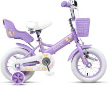 Glerc Kids Bike Wheels Collas 12'  Art.287139 Violet  Bērnu divritenis (velosipēds) ar palīgriteņiem