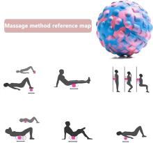 Haobin  Sensory Balls/Tip Foot Massager  Art.287148 Mix  Sensory ball 7.5 cm