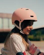 BTwin Helmet  Art.MF500 Pink  Certified, adjustable helmet for kids