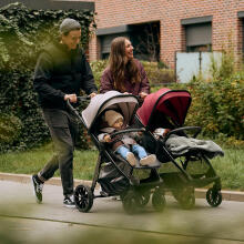 KINDERKRAFT Stroller GRANDE 2 moonlight grey