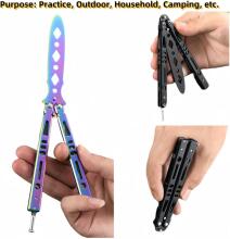 Butterfly Knife Art.287278 Butterfly Trainer with Unsharpened Blade Practice Knife