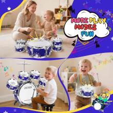 Kidsworld Musical Drum  Art.287534 A drum set for young musicians