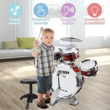 Kidsworld Musical Instrument Drum  Art.287558 drum set for young musicians