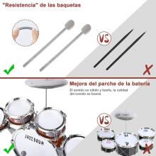 Kidsworld Musical Instrument Drum  Art.287558 drum set for young musicians