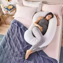 La Bebe™ Maternity Pillow Cotton Sì -Duo Art. 5-170 Wild Life. Daudzfunkcionāls spilvens/pakavs grūtniecēm, ar memory foam