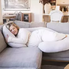 La Bebe™ Maternity Pillow Cotton Sì -Duo Art. 5-171 Wild Life. Daudzfunkcionāls spilvens/pakavs grūtniecēm, ar memory foam